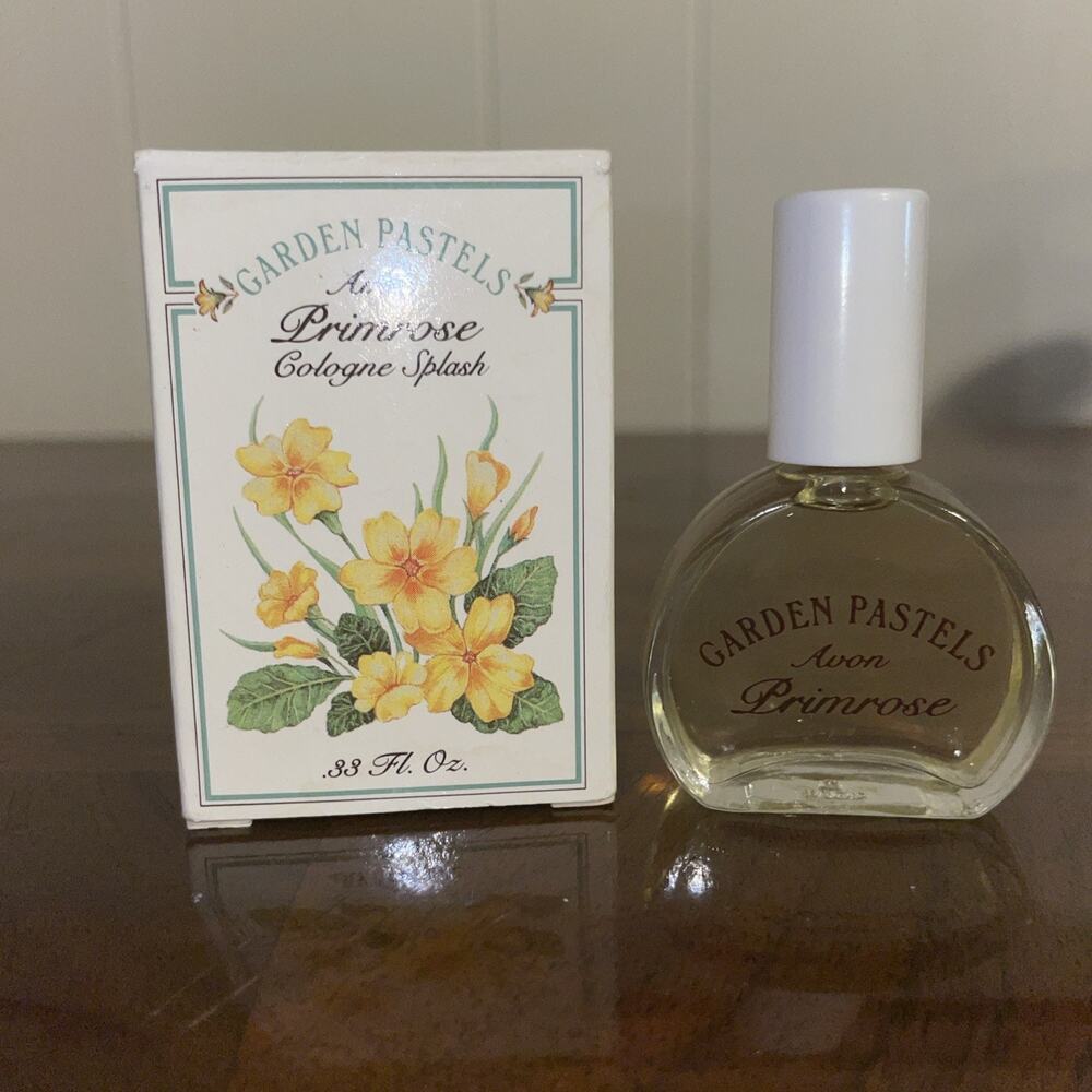 Vintage Avon "Garden Pastels Primrose Cologne Splash" .33 fl. oz. New Old Stock